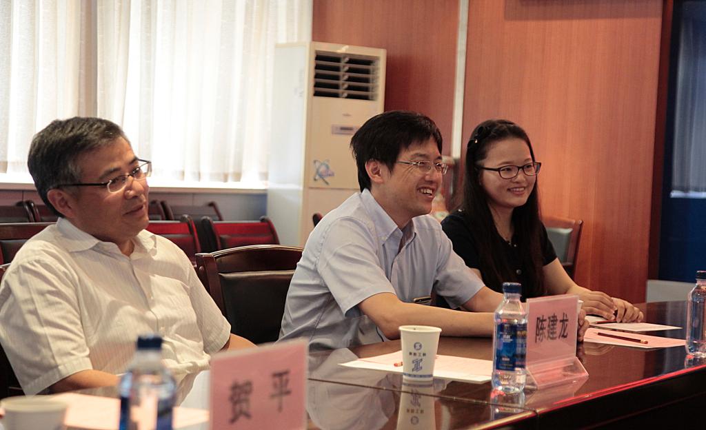 欧姆龙公司陈建龙副总经理一行来新蒲京官网交流工作