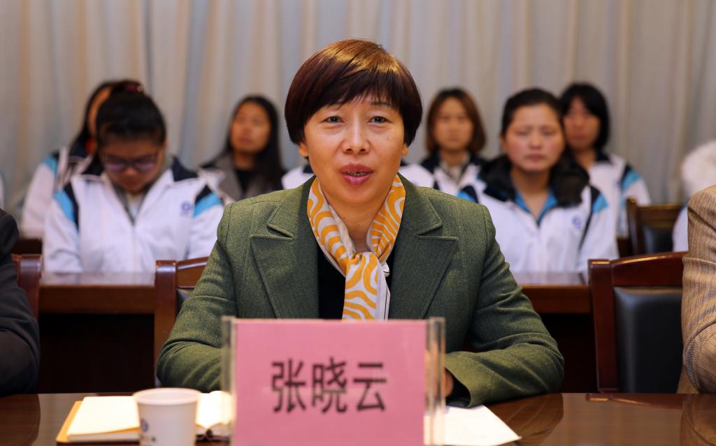新蒲京官网院长张晓云讲话